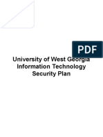 UWG IT Security Plan