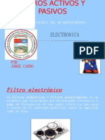 Filtros Activos y Pasivos