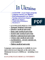 Study in Ukraine Medical 2010