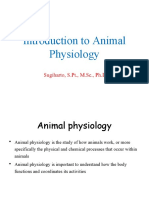 Introduction to Animal Physiology Organ Systems