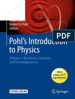 Pohl - Introduction To Physics - Volume 1 - Mechanics, Acoustics and Thermodynamic