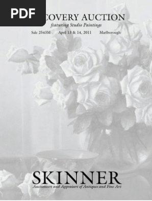 Discovery Featuring Studio Paintings Skinner Auction 2543m