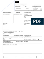 Medical Certificate Application Form