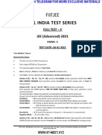 FIITJEE AITS 2021 Papers (Iit-Neet - Xyz)