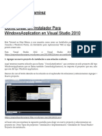 Como Crear Un Instalador Para WindowsApplication en Visual Studio 2010 _ MSP Eduardo Ramirez