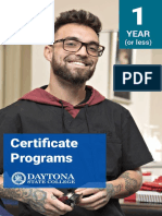 1 Year Certificate Programs