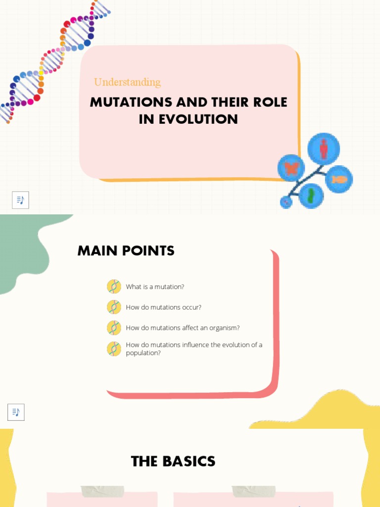 Role of Mutations in Evolution | PDF