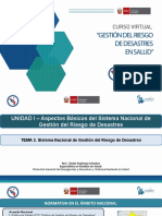 PPT U1-T2 Sistema Nacional de Gestión Del Riesgo de Desastres.