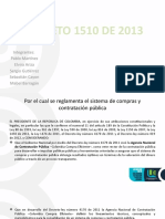 Decreto 1510 de 2013