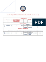 Calendarul Admiterii - Licenta