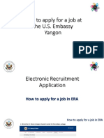 How To Apply For A Job at The U.S. Embassy Yangon