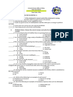 Pre-Test in Epp/Tle 6 I-Direction: Write T F The Statement Is Correct and F If The Statement Is Wrong