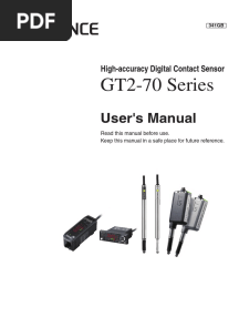 GT2-70 Series: User's Manual