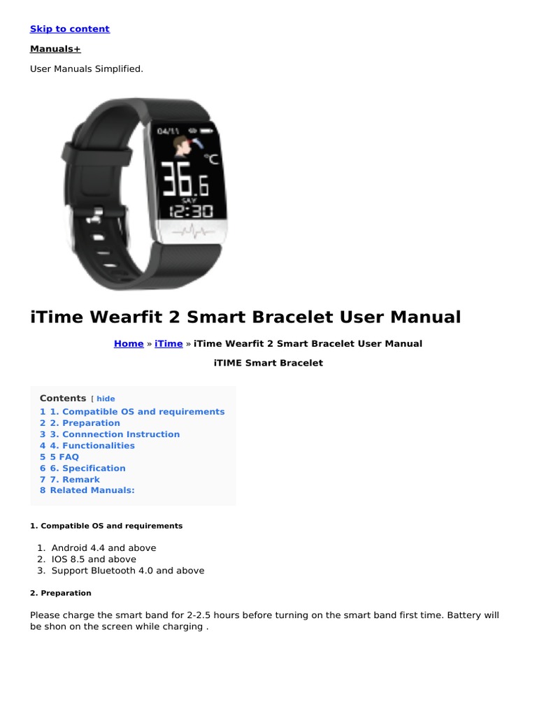 Smart wristband notice français new arrivals