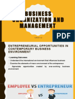 Business Organization and Management: Unit Ii