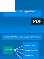 Subsistemas Lingüísticos