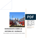 Monografía de Huanuco
