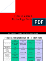 How To Value A Technology Start-Up