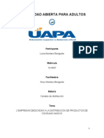 2 Empresas Distribución de Productos de Consumo Masivo