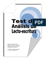 Pdfcoffee.com Tale Test de Analisis de Lecto Escriturapdf 5 PDF Free