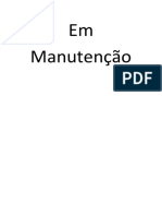 Em Manutenção