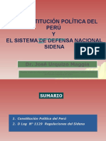 La Constitucion Politica Del Peru y El Sistema de Seguridad y Defensa Nacional