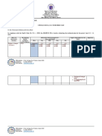 Enclosure No. 2 To Deped Order No. 011, S. 2020: Office/School/Clc Workweek Plan