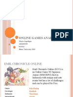 Online Games Analysis: Maria Angelique 1301035595 04 PAZ Binus University 2011