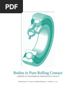 A Report On The Bodies in Pure Rolling Contact