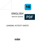 Grade 10 Q2 English LAS