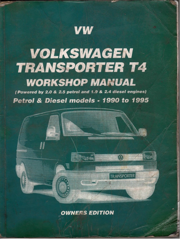 VW T4 Transporter 1990~2003整備書　修理　マニュアル VW T4 Transporter 1990~2003整備書修理マニュアル