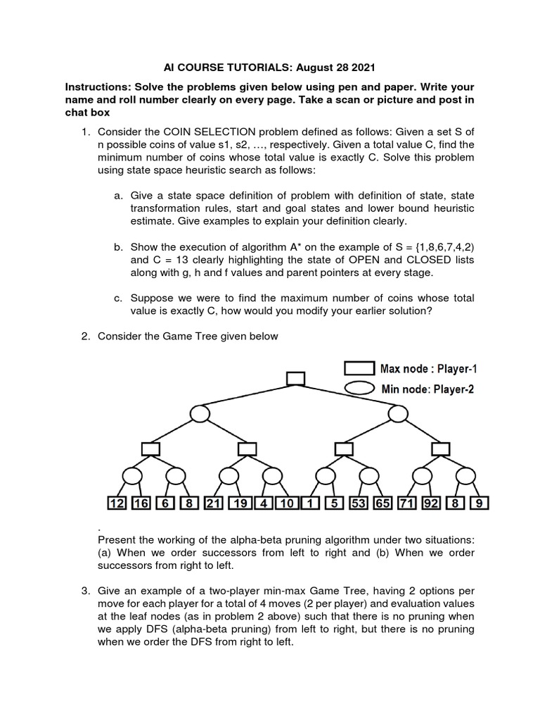 Tutorials AICS Aug 28 2021 | PDF
