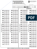 Hoja de Respuestas 3er Grado Educacion Primaria