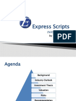 Express Scripts Investment Thesis and Valuation