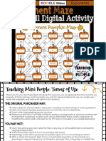 ExponentMazeFallMathDigitalActivity6thGradeFREEBIEDistanceLearning-1