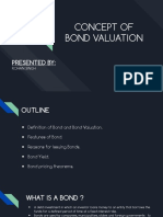Concept of Bond Valuation: Presented by