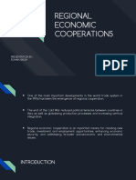 Regional Economic Cooperations