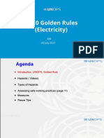 Golden Rules - Electrical Hazards