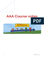 ACCA AAA (P7) Course Notes