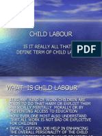 Defining Child Labour and its Causes