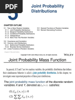 Joint Probability Distributions: Chapter Outline