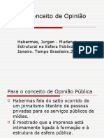 Para o conceito de Opinião Pública