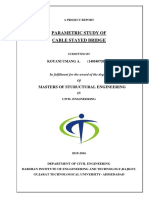 Parametric Study of Cable Stayed Bridge (Master Thesis)