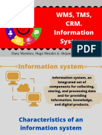 WMS, TMS, CRM. Information Systems