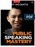 Public Speaking Mastery - Ongky Hojanto