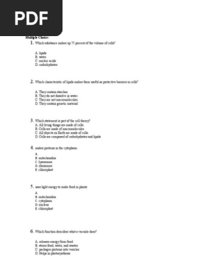 A question of science 8冊 Class 8 Science Question Paper | PDF