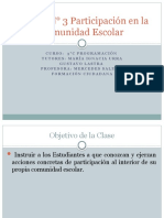 Clase 24 de Noviembre Participación en La Comunidad