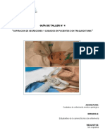 1.1.9 Guía de Taller N°4 "Aspiración de Secreciones y Cuidados de Paciente Con Traqueostomía"