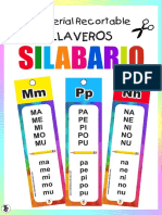 Silabario: silabas para aprender a leer y escribir