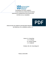 1er Trabajo Adm RRHH Grissett Ruiz - y - Orlando Valecillos Centro Local Carabobo